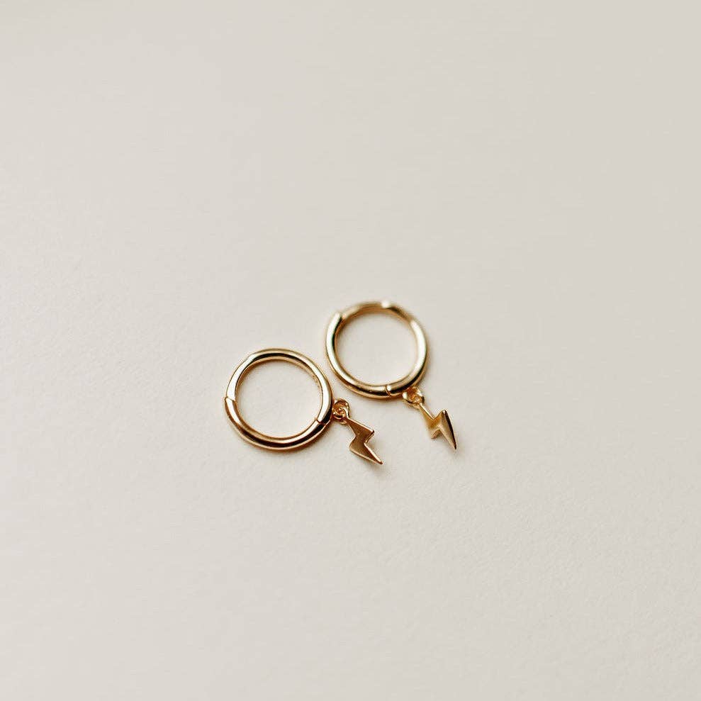 Mauve Jewelry Co. Lightning Hoops