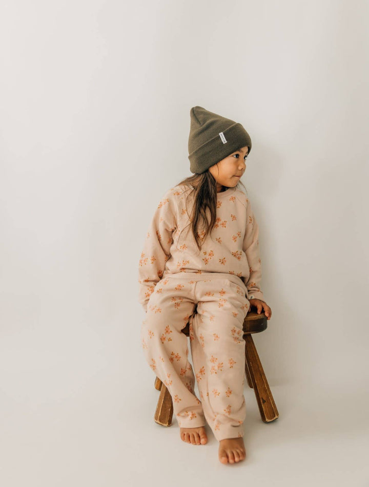 Hey August Knit Cuff Beanie - Pine 