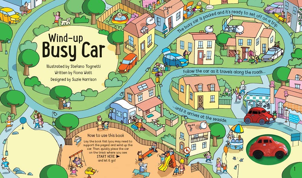 Usborne Wind-Up Busy Car