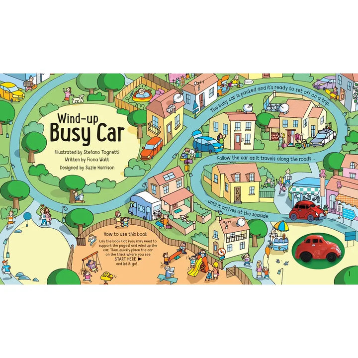 Usborne Wind-Up Busy Car Book