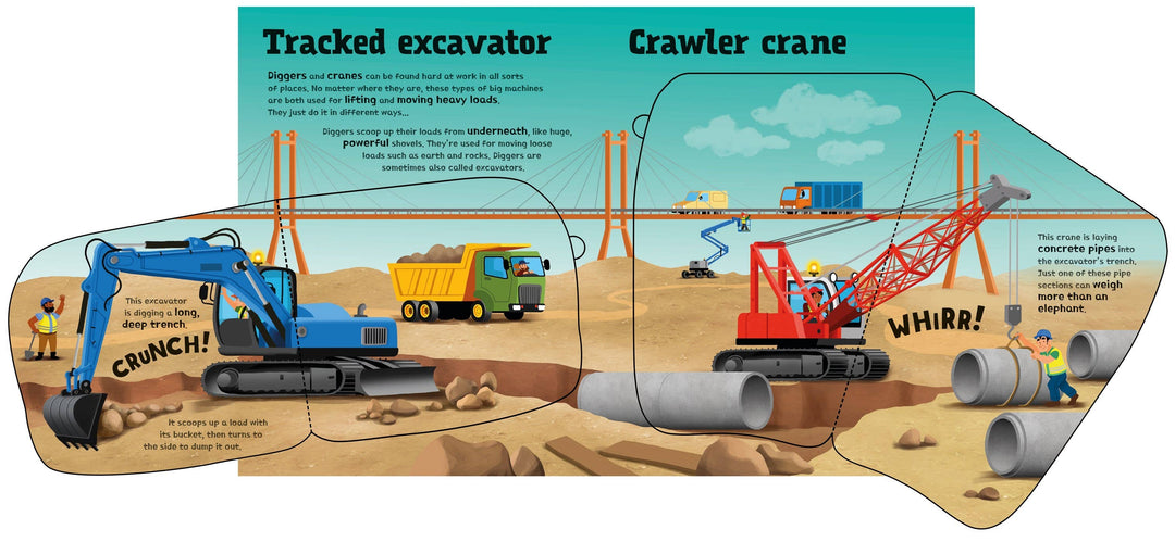Usborne Great Big Diggers Board Book