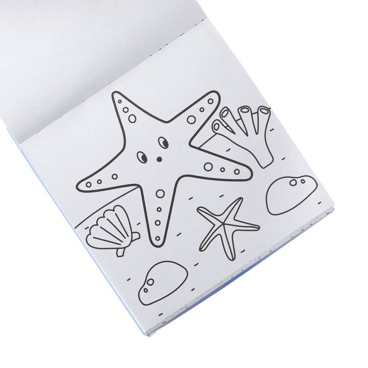 Ooly Carry-Along Coloring Book Set - Sea Life (10 PC Set)