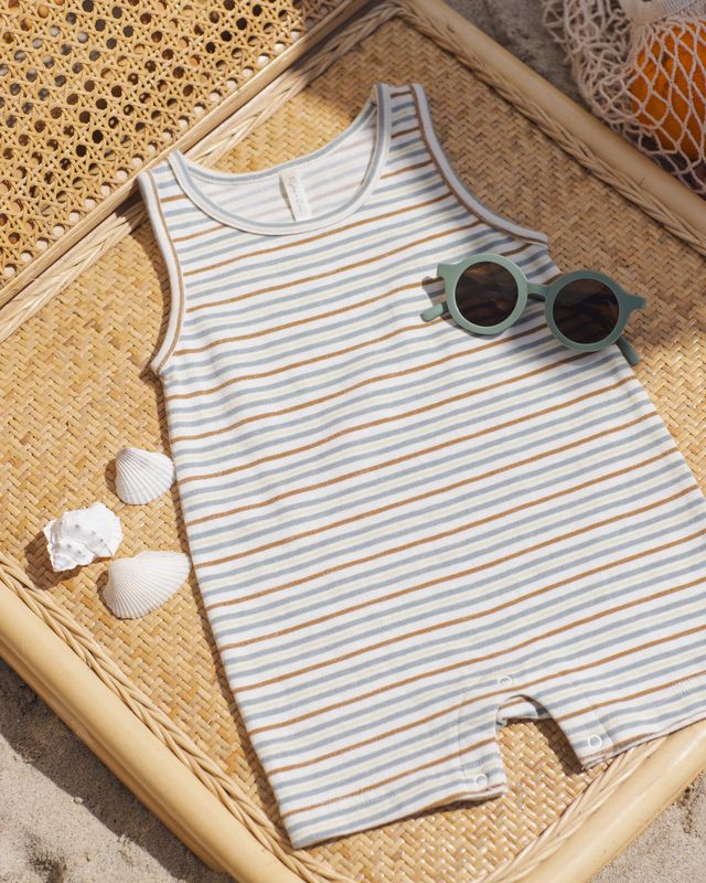 Rylee + Cru Sleeveless One-Piece - Vintage Stripe
