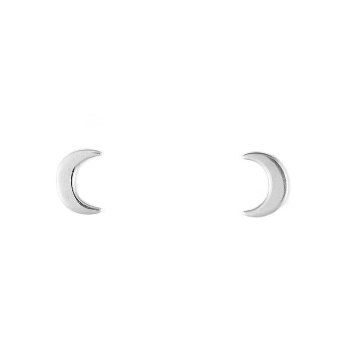 Bronwen Crescent Moon Post Earrings