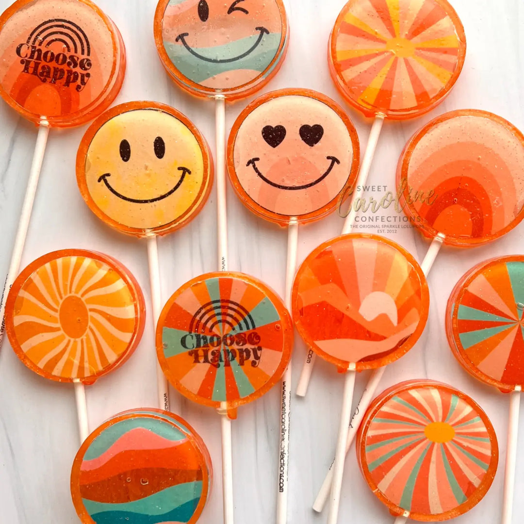 Sweet Caroline Confections Choose Happy Lollipop