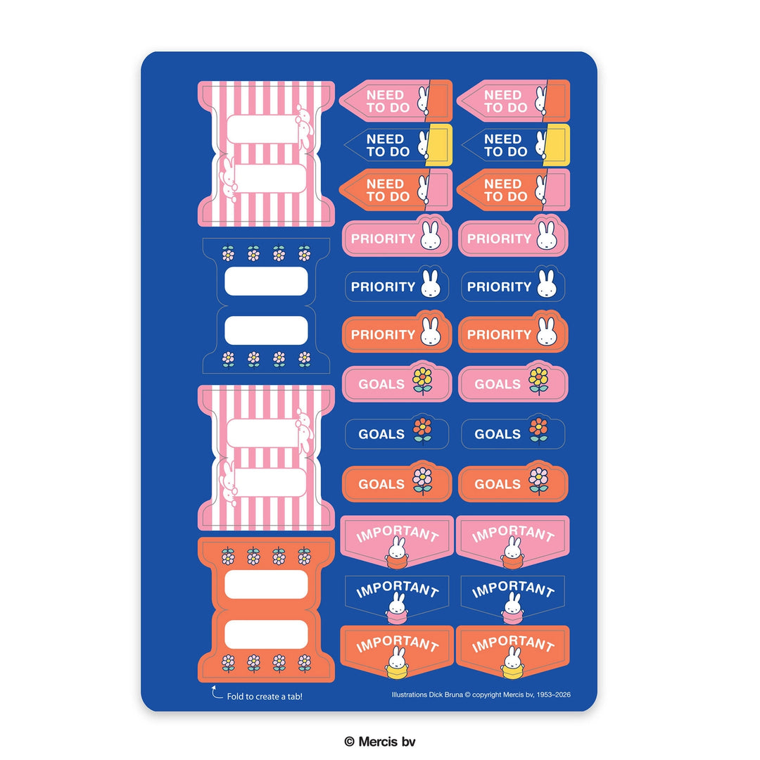 Studio Oh! Miffy Taking A Peek Agatha Notebook with Pocket & Stickers