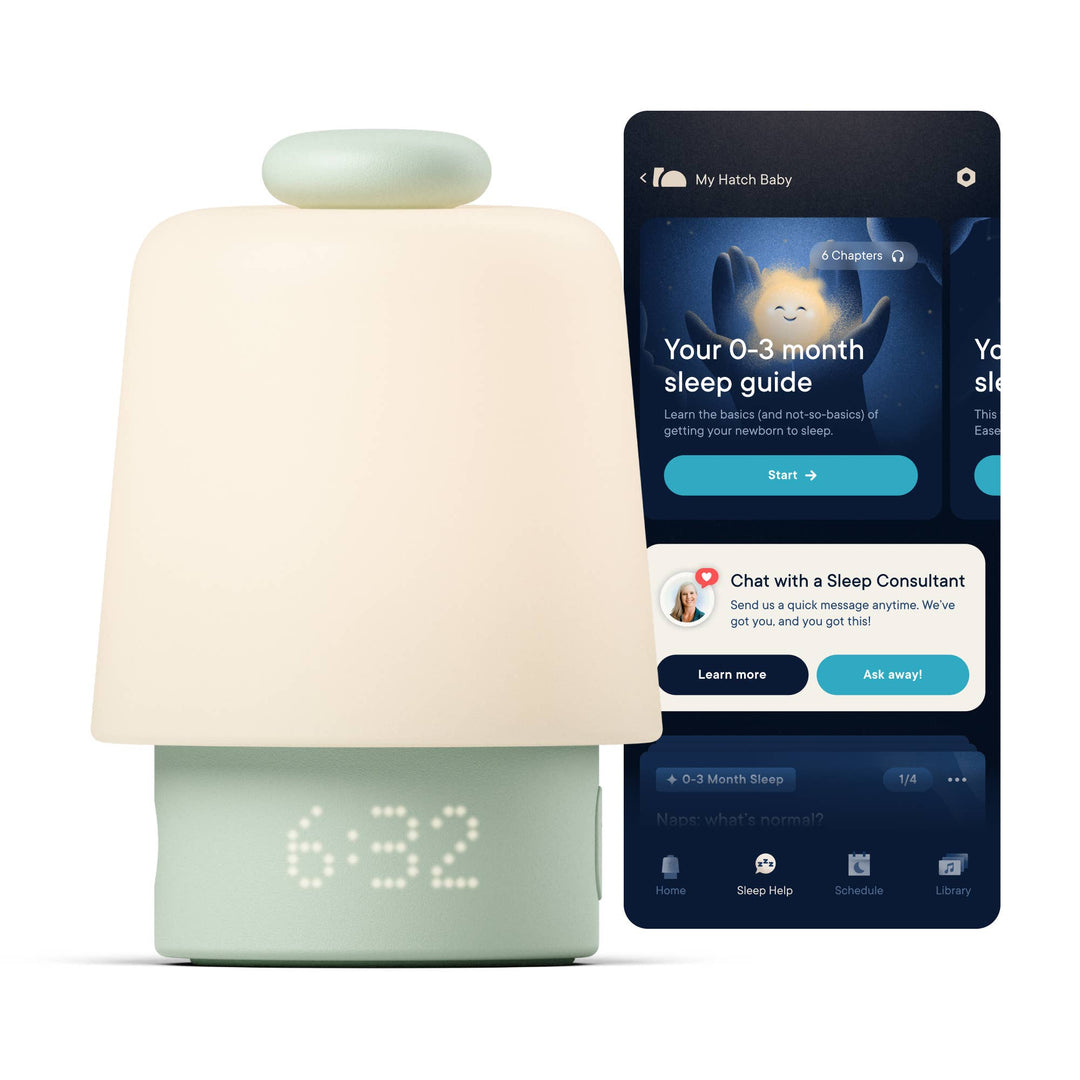 Hatch Baby Sleep Support Sound Machine & Night Light - Putty
