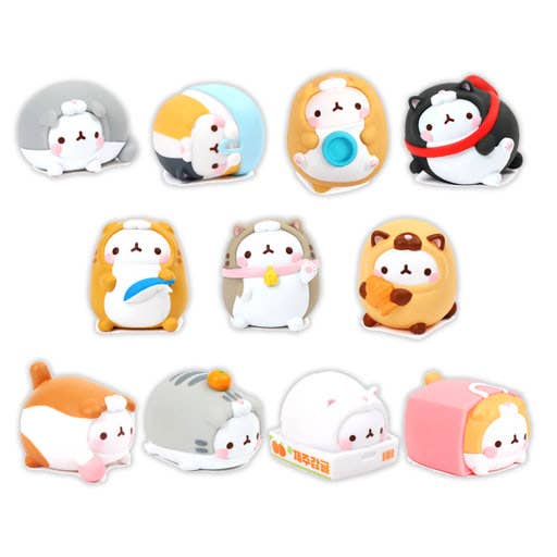 Molang Lazy Cat Costume Figure Blind Box