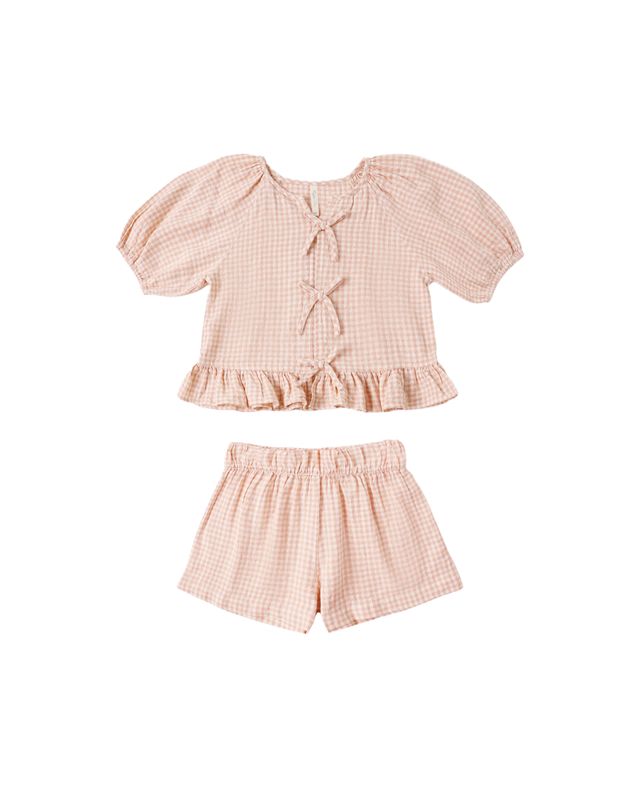 Rylee + Cru Juniper Set - Petal Gingham
