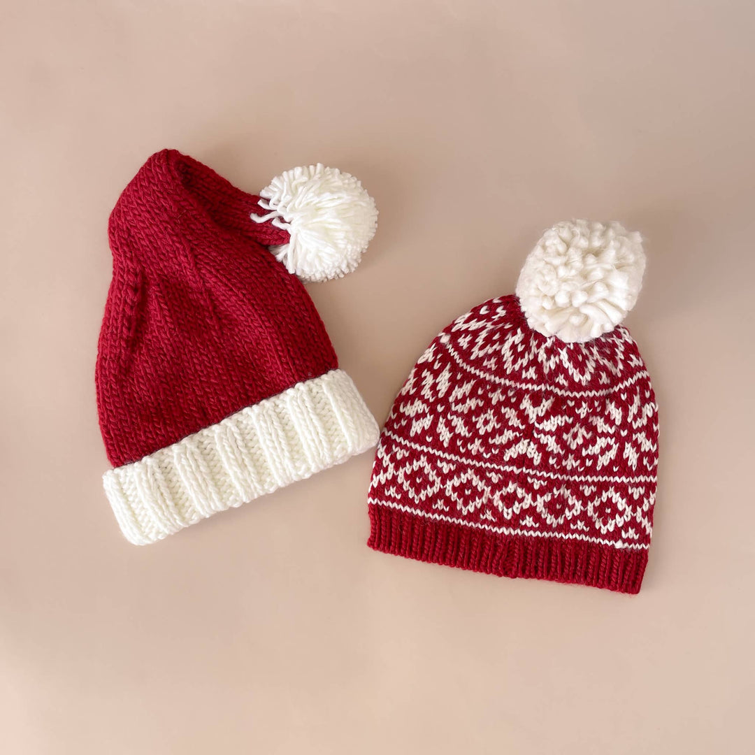 The Blueberry Hill Nicholas Santa Hat