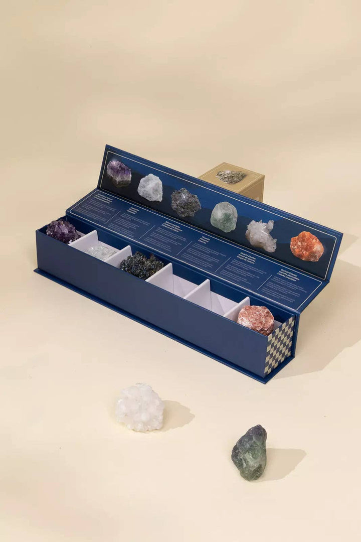 Coco Village Set of 6 collectible Minerals - Mystic Pebbles