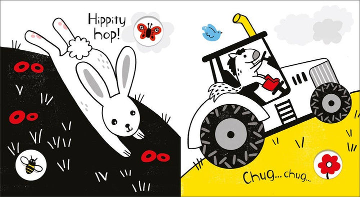 Usborne Baby's Black And White Books Farm