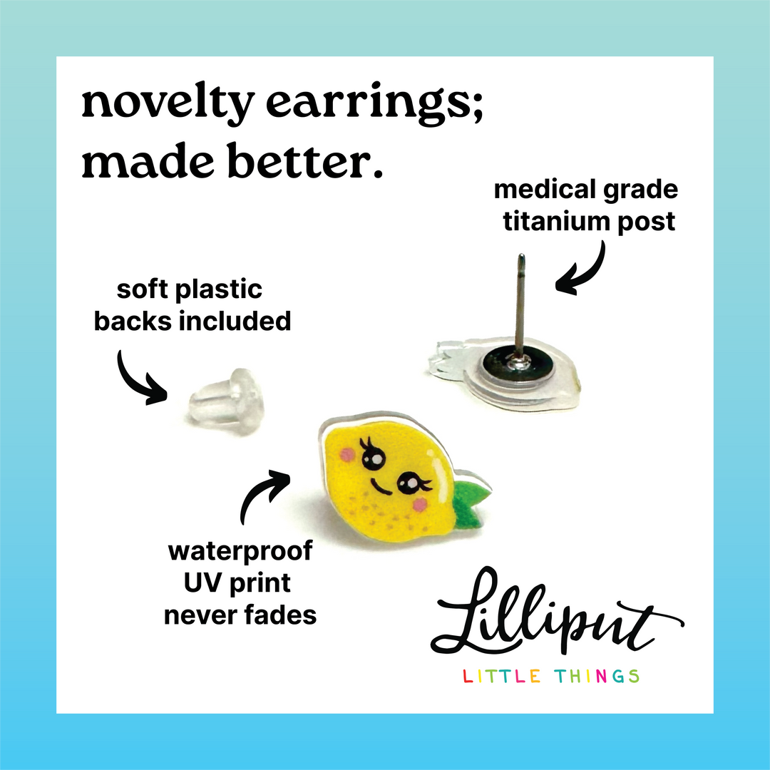 Lilliput Little Things Dinosaur Earrings