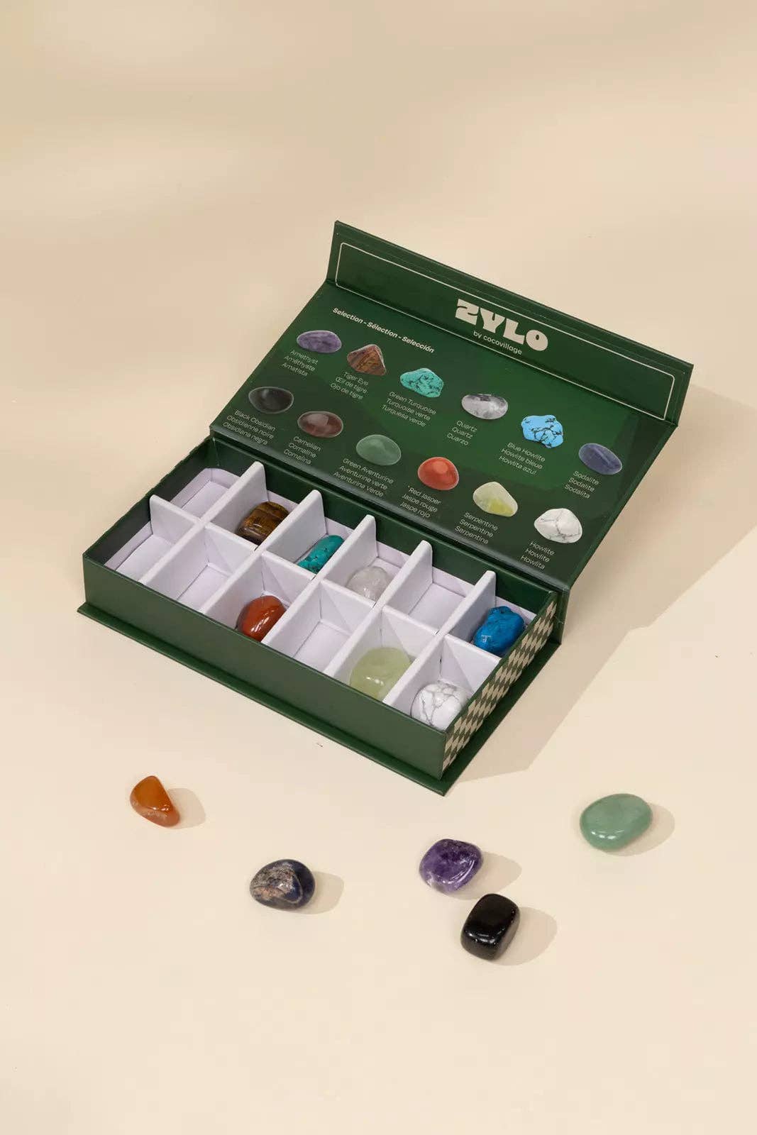 Coco Village Set of 12 Collectible Gemstones