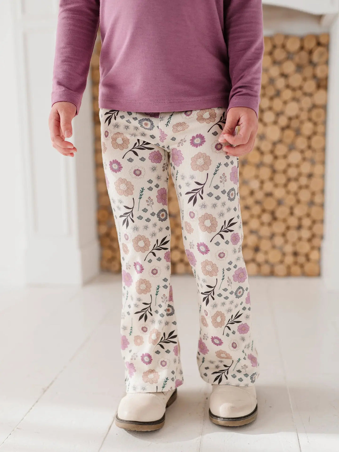 Babysprouts Flare Pants - Winter Floral