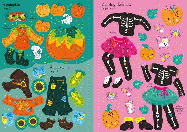 Usborne Little Sticker Dolly Dressing Halloween