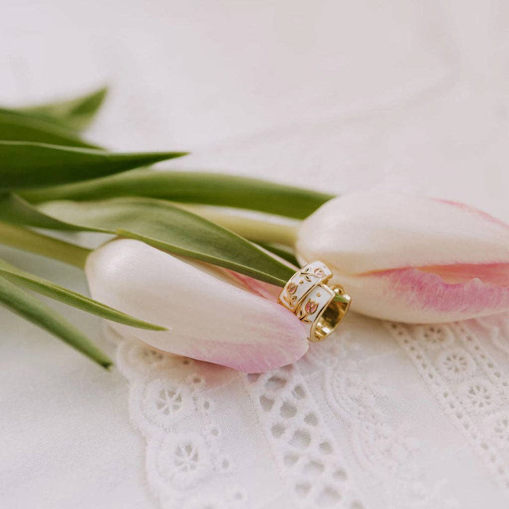 Mauve Jewelry Co Eloise Tea Cup Hoops