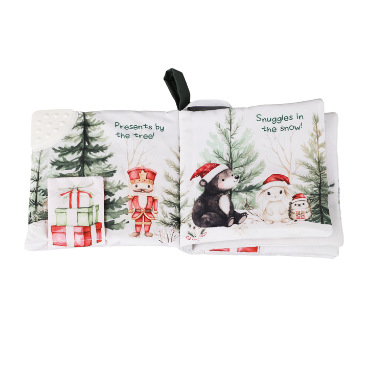 Ali + Oli Christmas Friends – 10-Page Crinkle Cloth Book for Babies