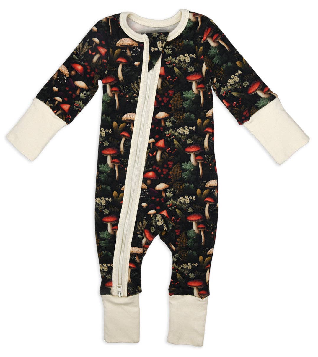 Earthy Organic Cotton Baby Pajamas - Glade