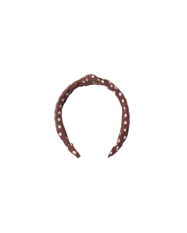 Rylee + Cru Knotted Headband - Polka Dot