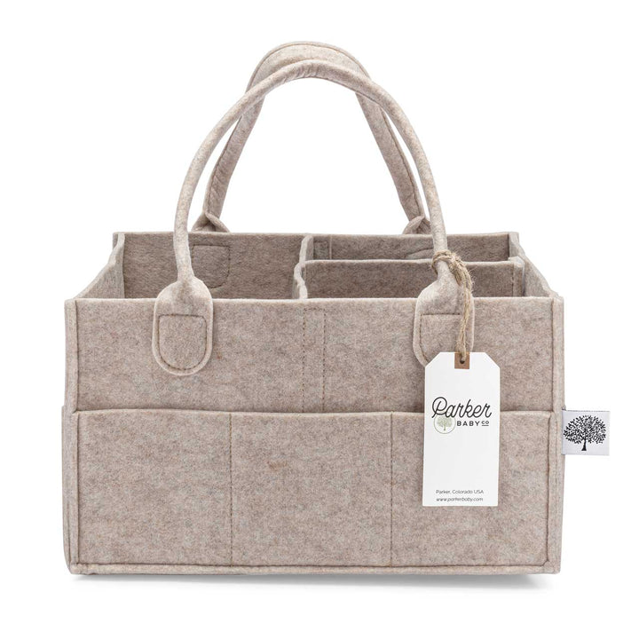 Parker Baby Co. Diaper Caddy - Oatmeal
