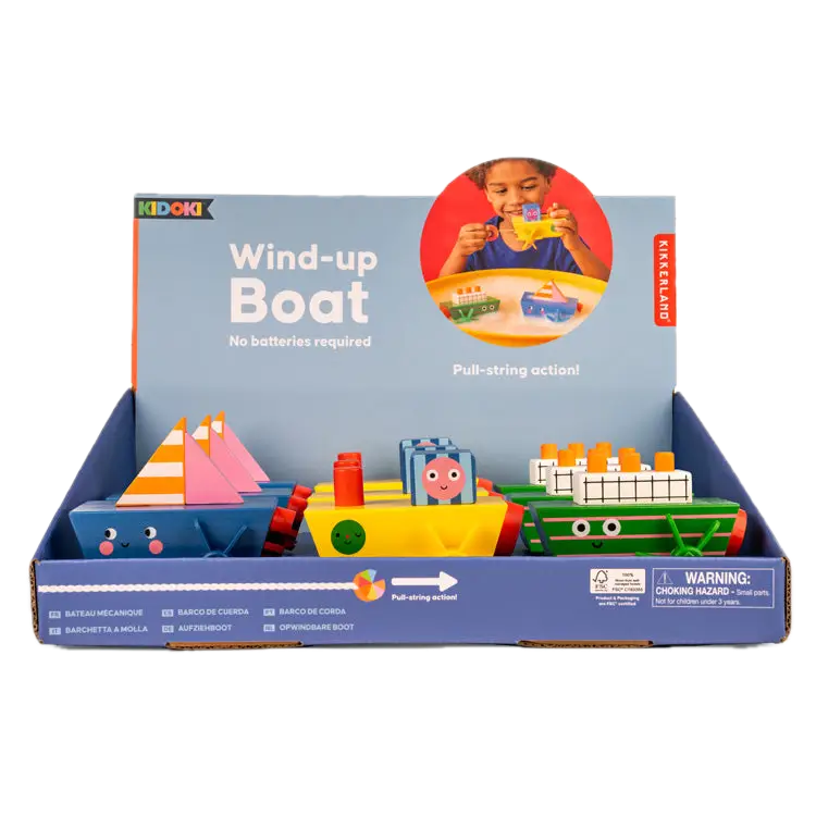 Kikkerland Wind Up Boat