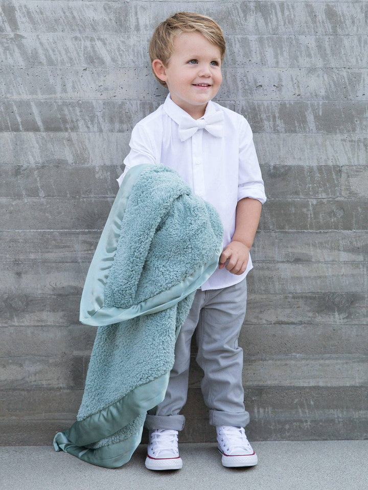 Little Giraffe Chenille Baby Blanket