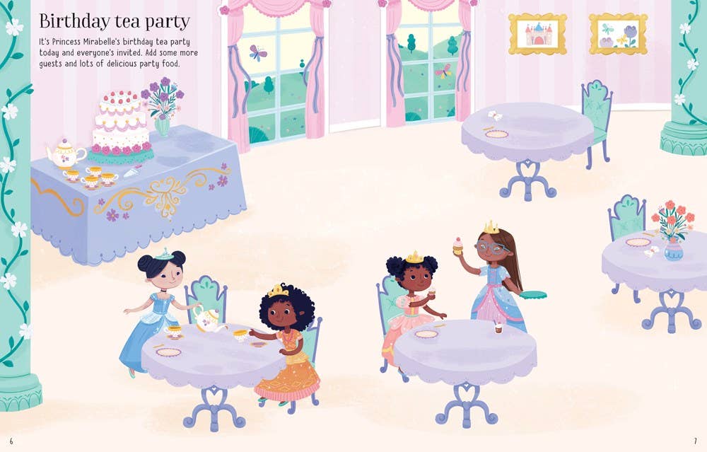 First Sticker Book Princesses : Usborne