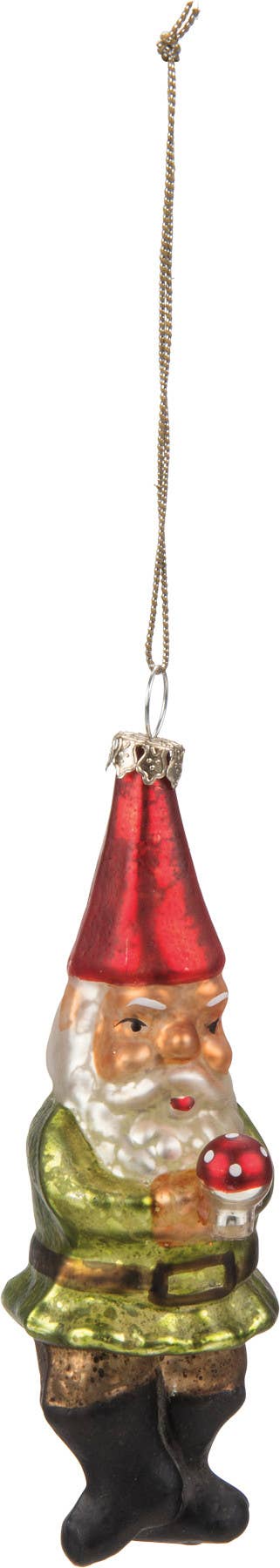 Primitives By Kathy Glass Santa Gnome Ornament