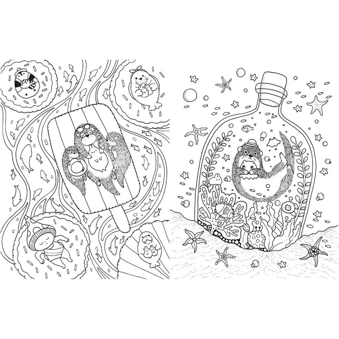 A Million Sea Creatures Coloring Book