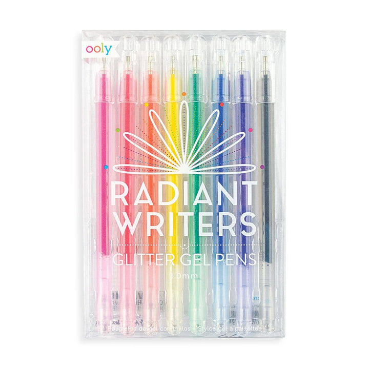 Ooly Radiant Writers Glitter Gel Pens (Set of 8)