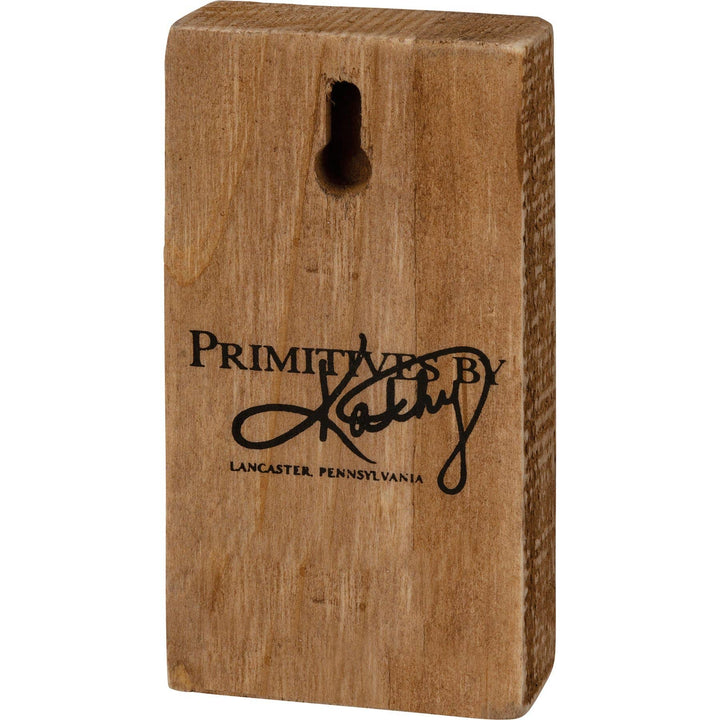 Primitives By Kathy Cardinal Tree Block Sign