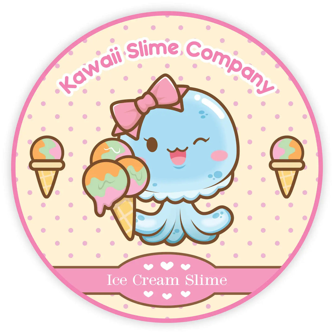 Kawaii Slime Company Sherbet Ice Cream Slime