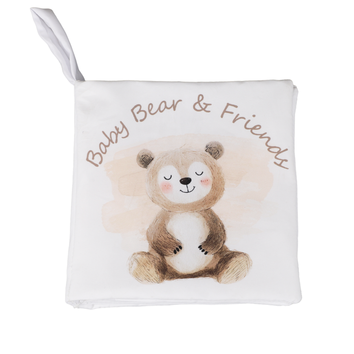 Ali + Oli Baby Bear and Friends – Soft Crinkle Cloth Book For Toddlers