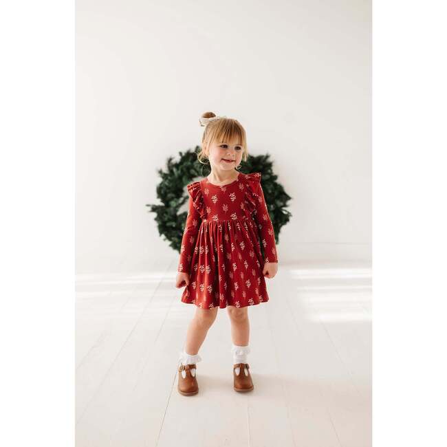 Babysprouts Long Sleeve Ruffle Dress - Holly