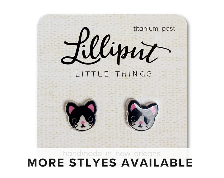 Lilliput Little Things Kitty Cat Earrings