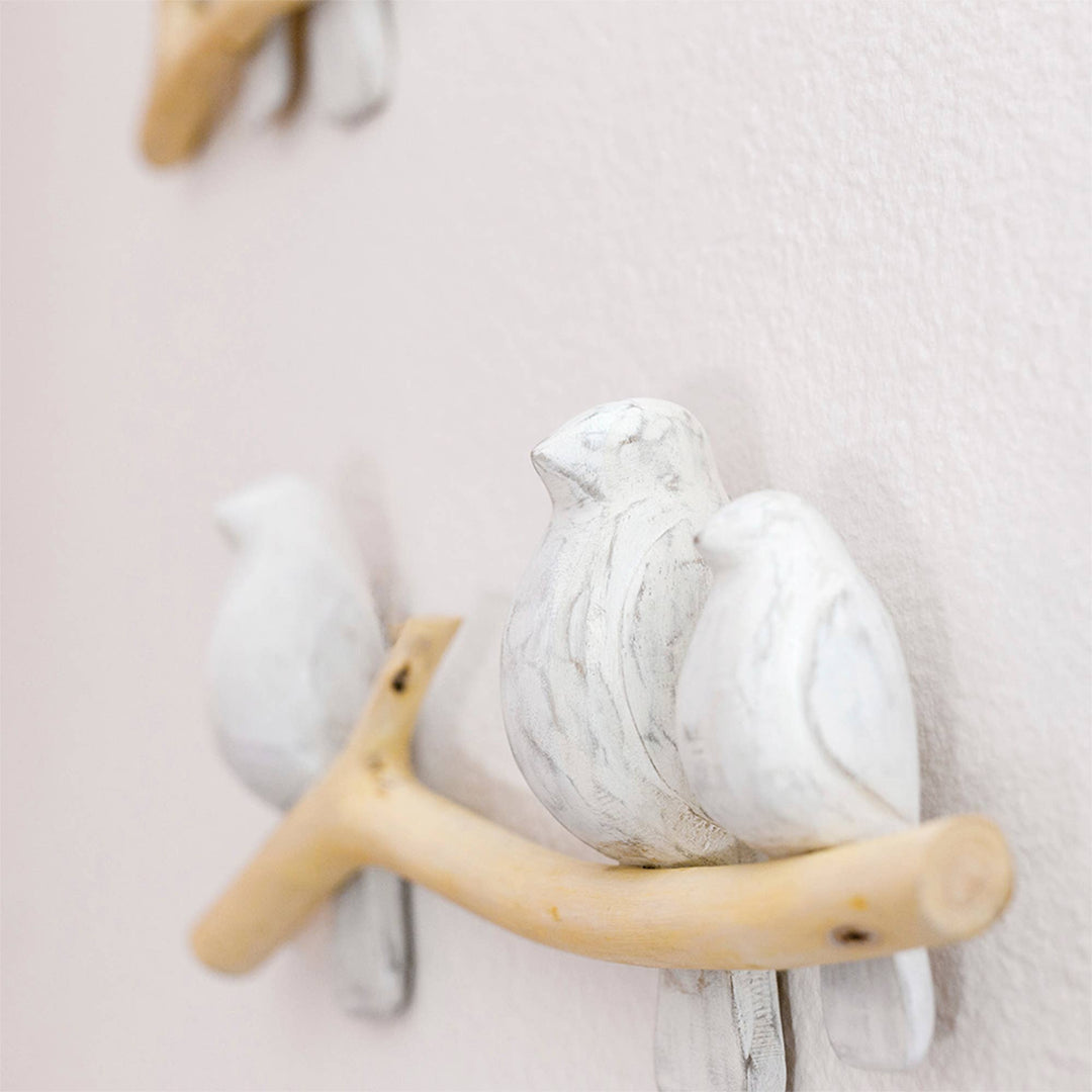 Crane Baby Perch Wall Décor - 2-Pc.