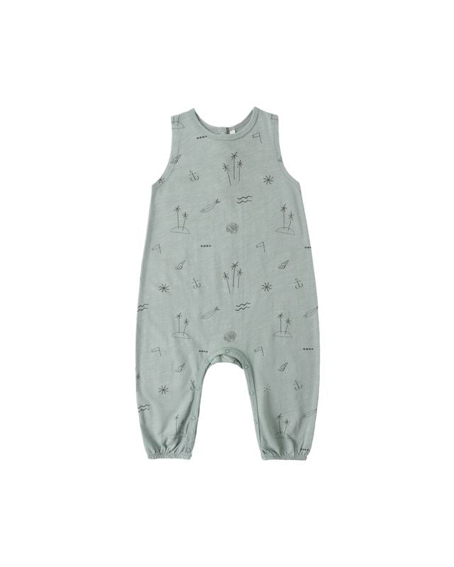Rylee + Cru Mills Jumpsuit - Coastal