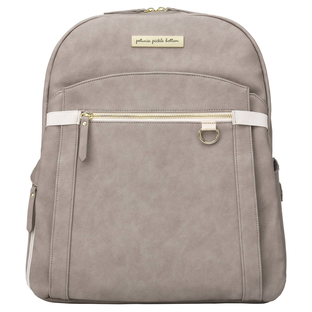 Petunia 2-in-1 Provisions Backpack - Matte Grey Leatherette