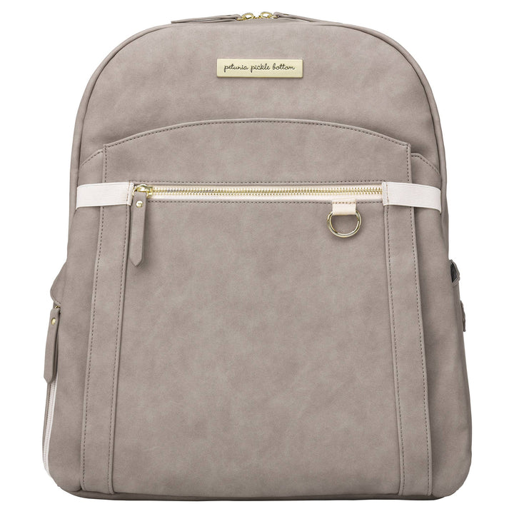 Petunia 2-in-1 Provisions Backpack - Matte Grey Leatherette