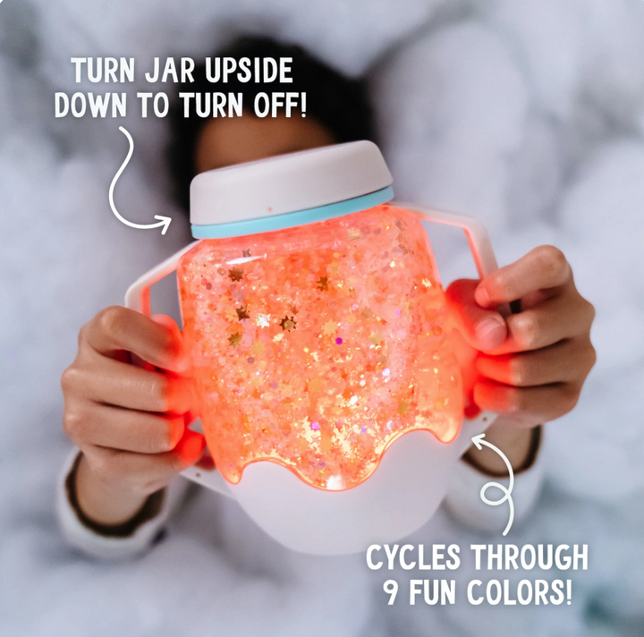 Glo Pals Sensory Play Jar - Cloud Grey