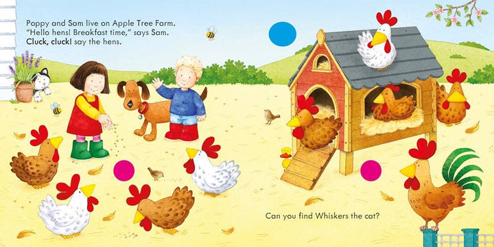 Usborne Poppy And Sam's Farm Animal Sounds