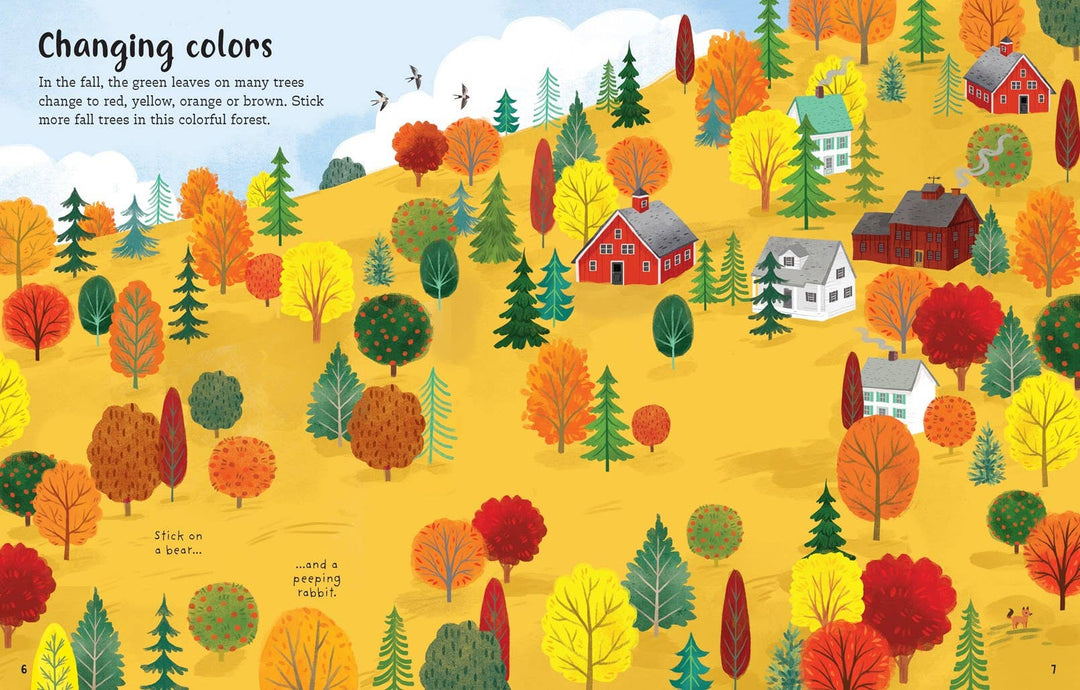 Usborne First Sticker Book Fall