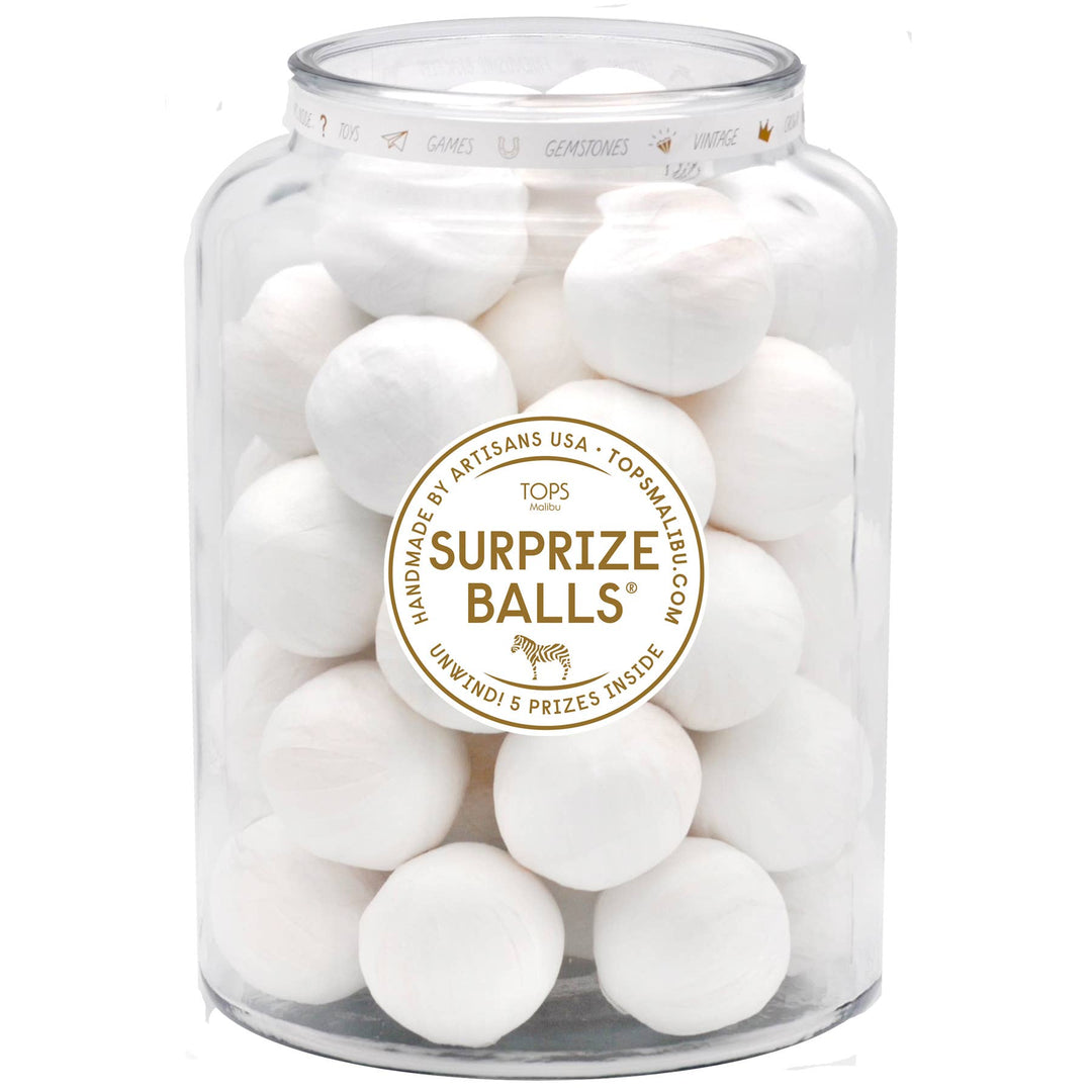 TOPS Malibu Mini Surprise Balls - White Snowballs
