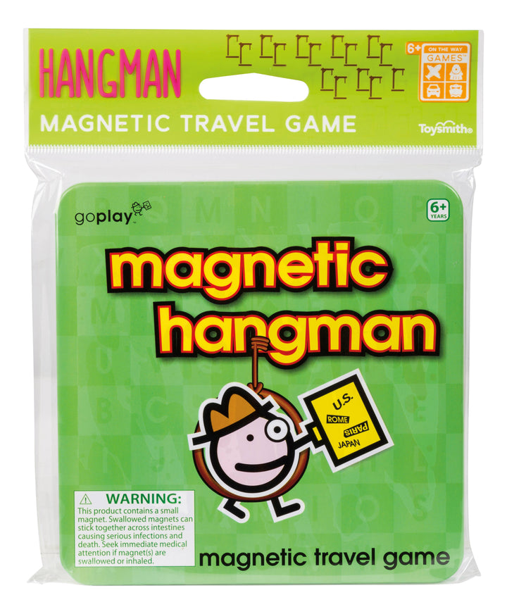 Toysmith Magnetic Travel Games, Assortment of 6 Games, 24/Display