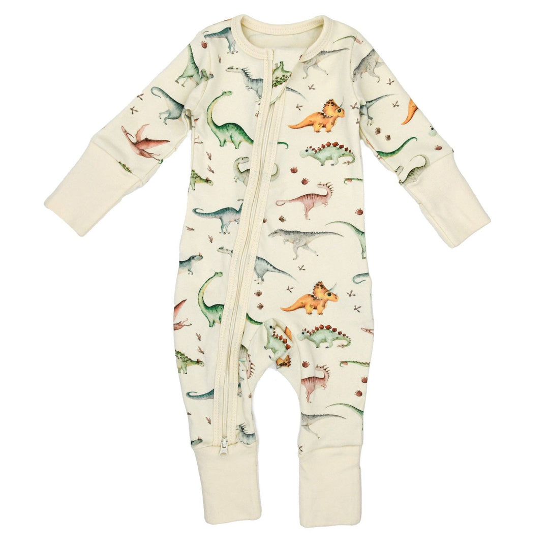 Earthy Organic Cotton Baby Pajamas - Ziggy