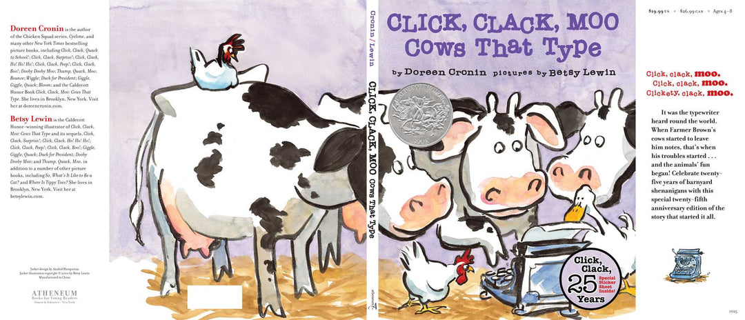Click, Clack, Moo (25th Anniversary Edition) by Doreen   Cronin