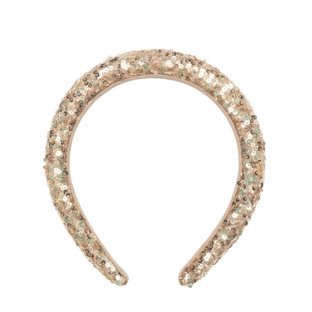 Rockahula Gold Sequin Padded Headband