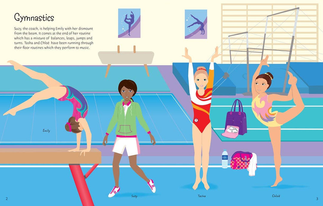 Sticker Dolly Dressing Sports: Usborne