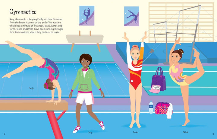 Sticker Dolly Dressing Sports: Usborne